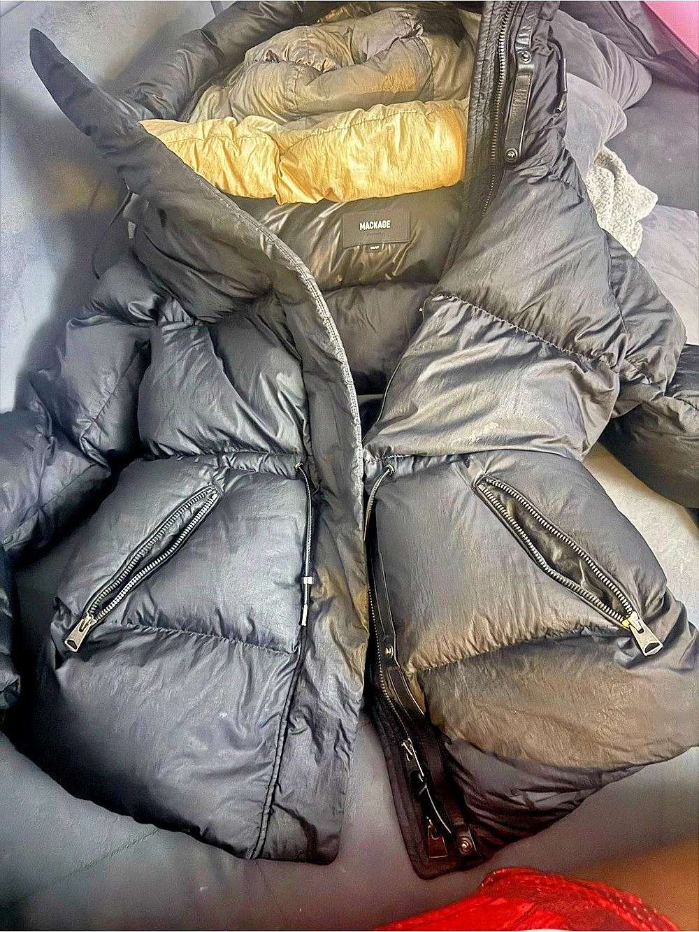 Mackage Black Puffer Jacket